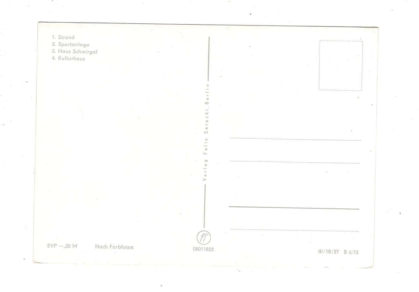 Ansichtskarte Zinnowitz / Kulturhaus / Haus Schmirgal +++ / L1-69