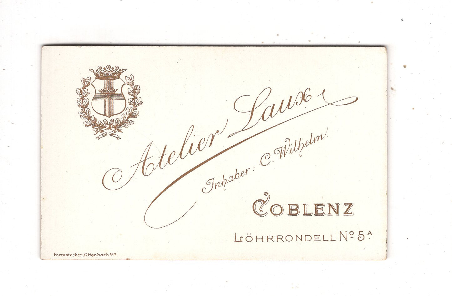 Fotografie Feine Dame - Koblenz 1890er