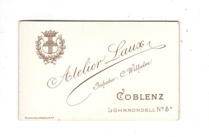 Fotografie Feine Dame - Koblenz 1890er