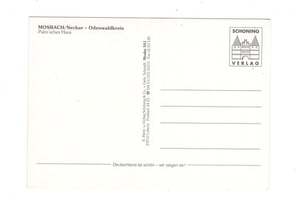Ansichtskarte Mosbach / Neckar / Odenwaldkreis / Palm´sches Haus