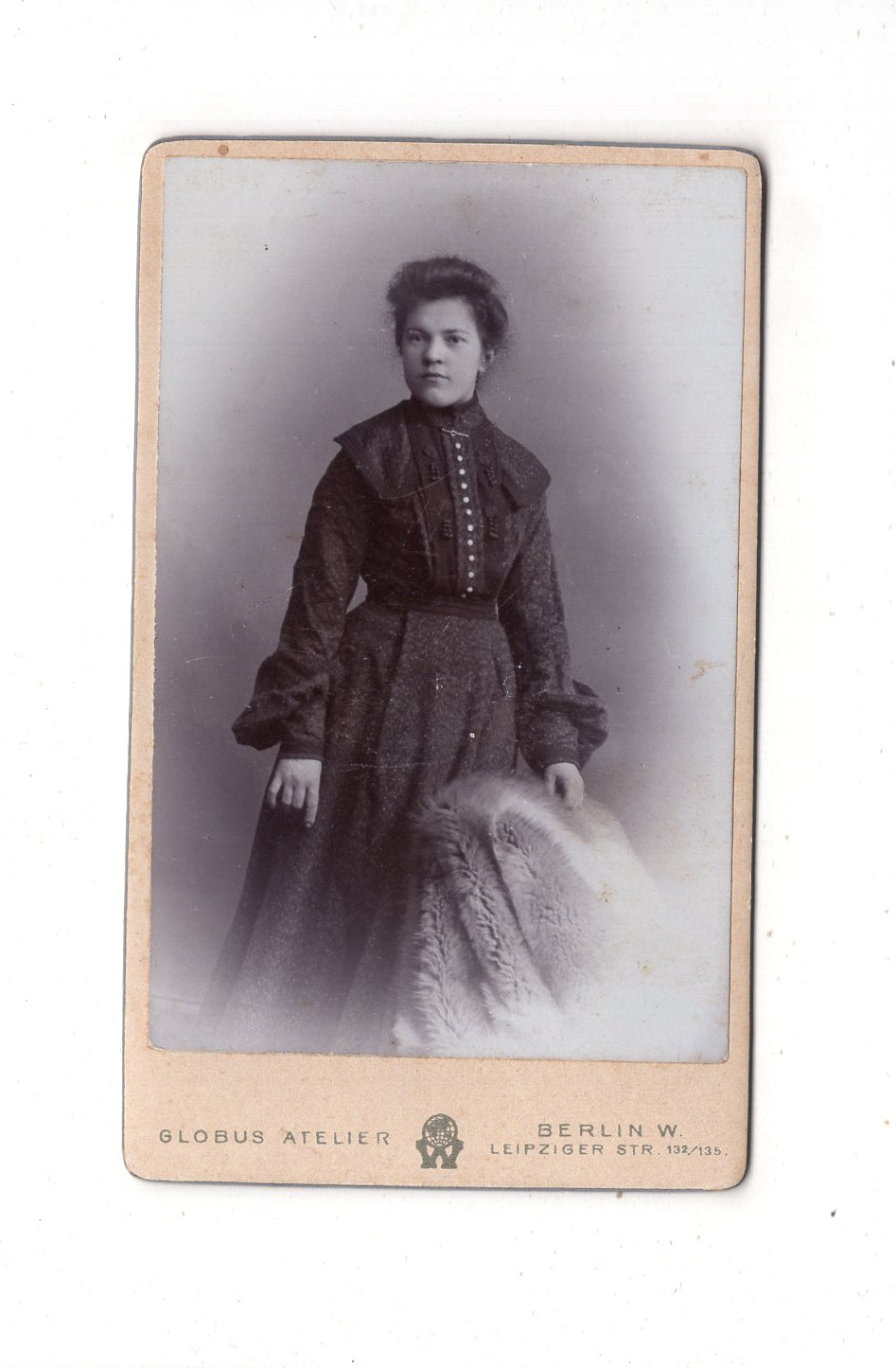 Fotografie Feine Dame - Berlin 1890er / CDV L1-28