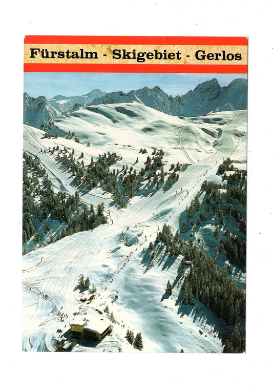 Ansichtskarte Fürstalm-Skigebiet bei Gerlos / Tirol / Österreich