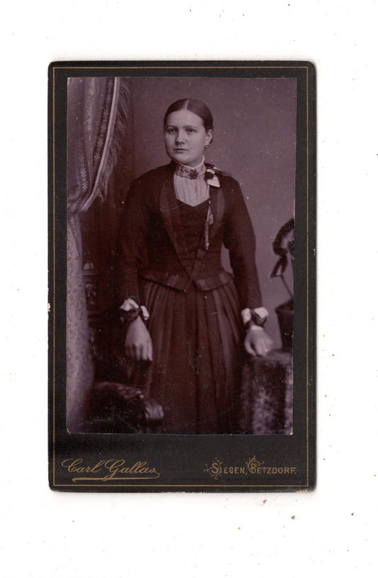 Fotografie Feine Dame - Siegen / Betzdorf 1880er