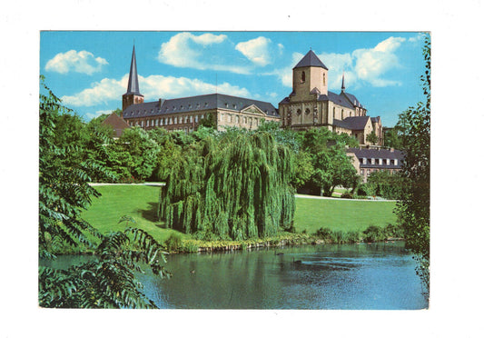 Ansichtskarte Mönchengladbach / Geroweiher und Münster / H1-58