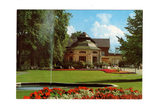 Ansichtskarte Bad Salzschlirf / Kurpark mit Brunnenhalle