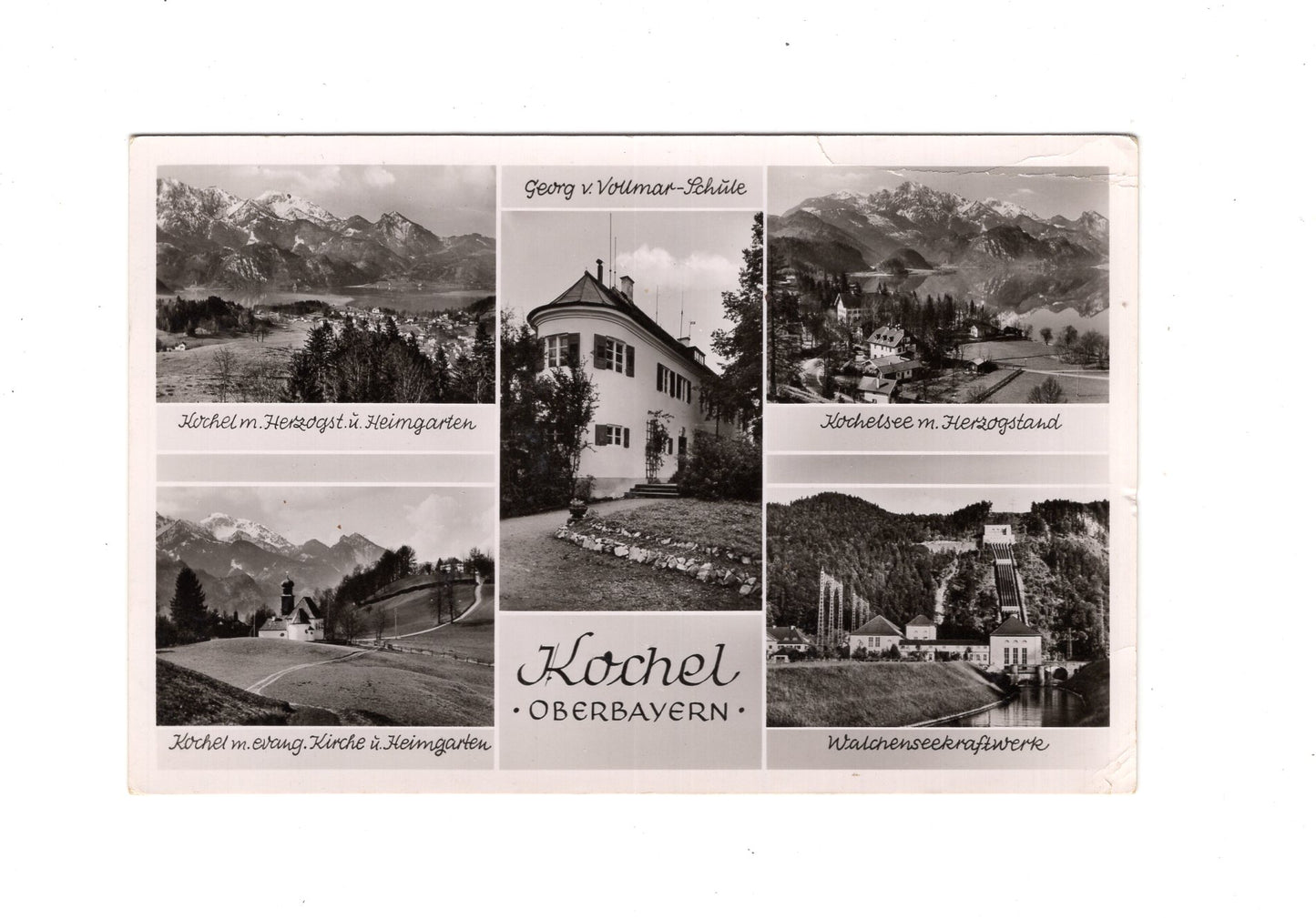 Ansichtskarte Kochel / Oberbayern