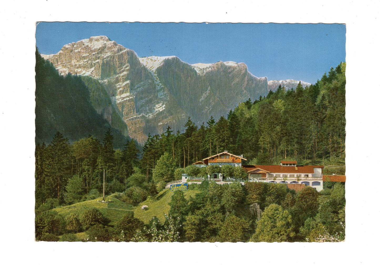 Ansichtskarte Bad Reichenhall / Berghotel Zum Schroffen