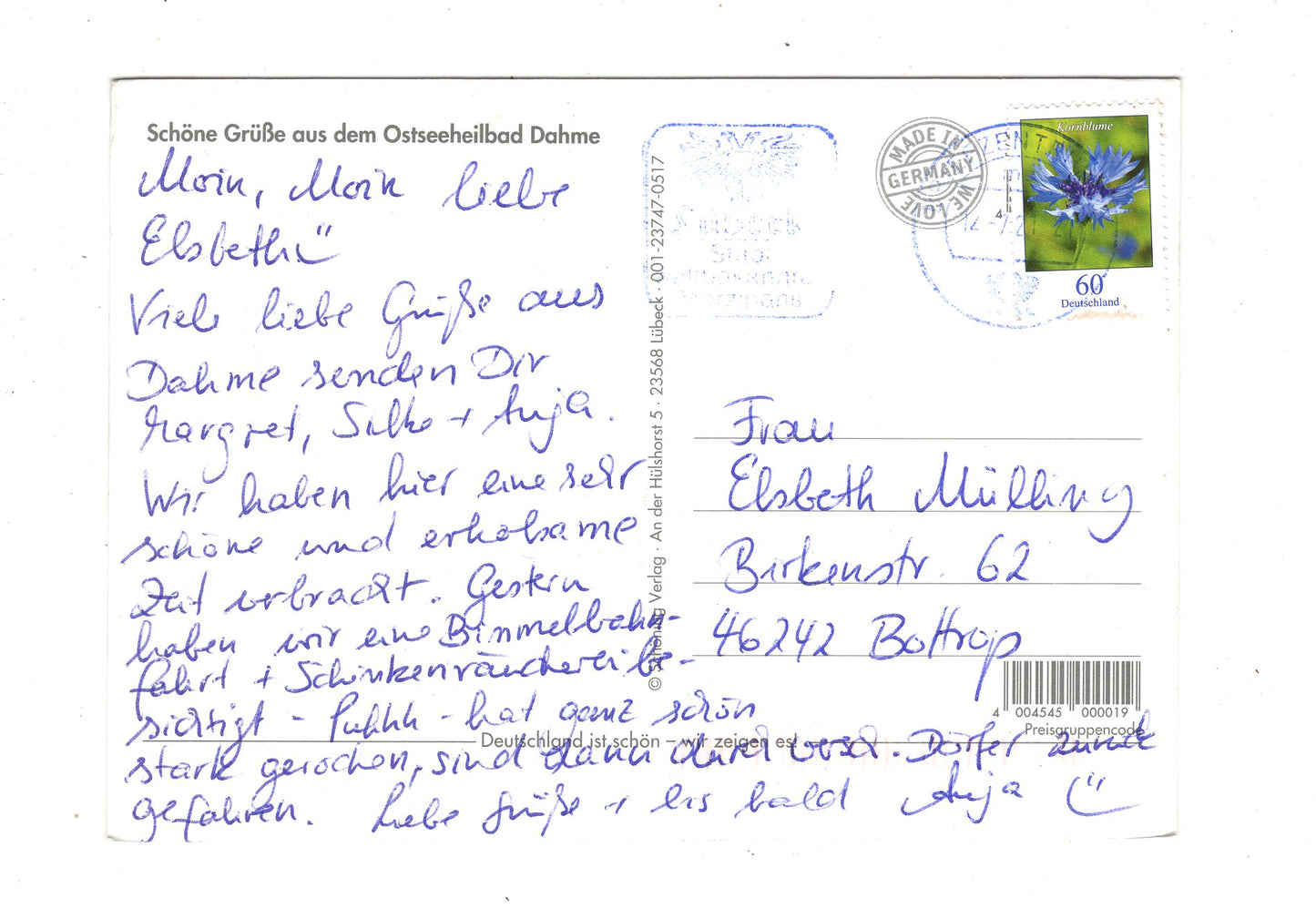 Ansichtskarte Ostseeheilbad Dahme / L1-69