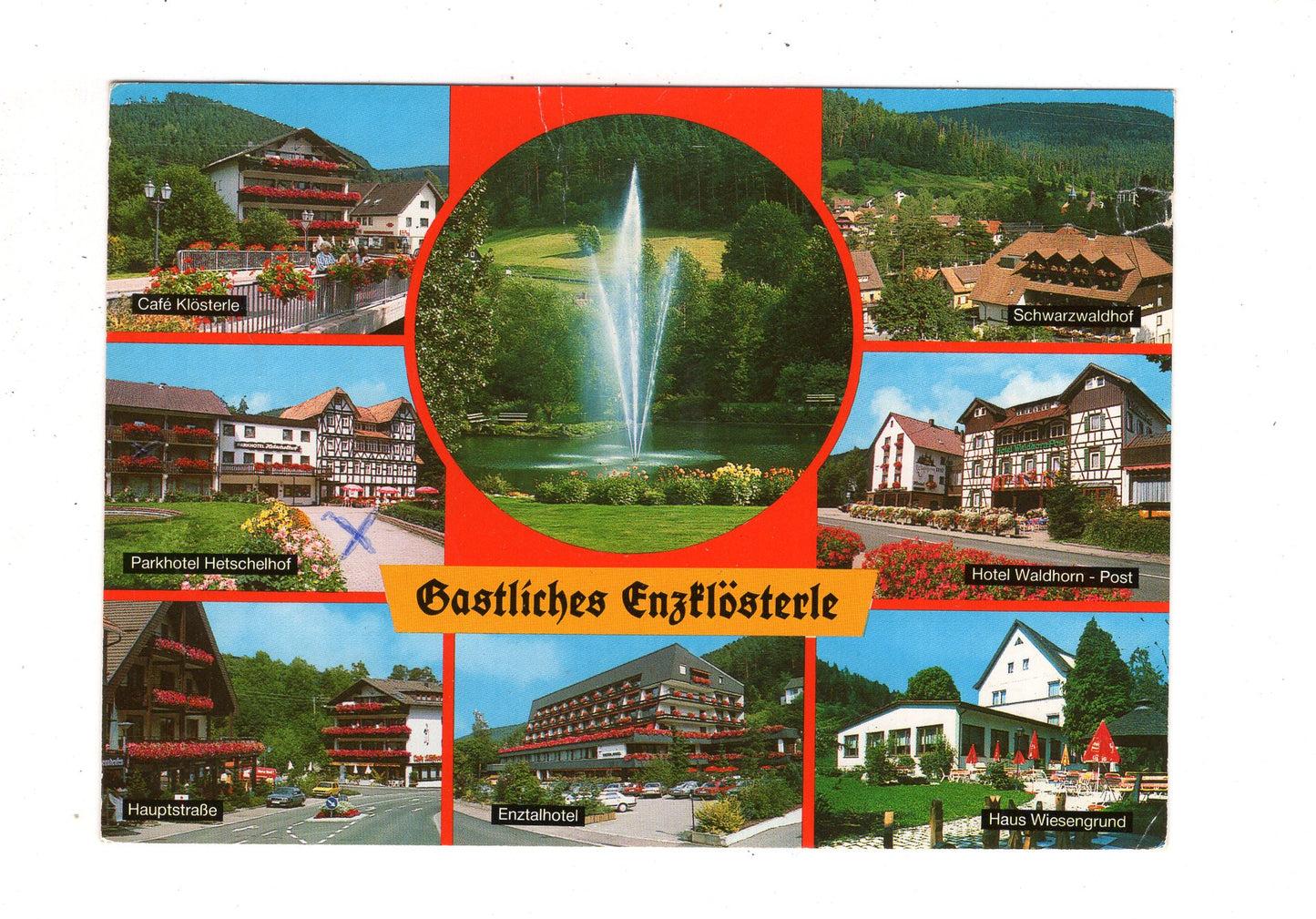 Ansichtskarte Enzklösterle / Schwarzwald / Enztalhotel +++ / J1-69
