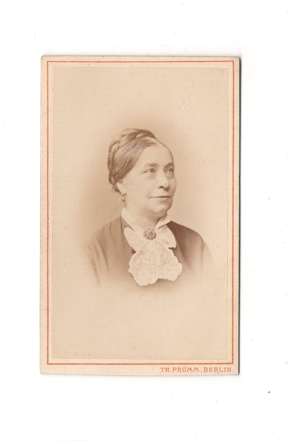 Fotografie Damenportrait - Berlin 1876 / CDV C1-07