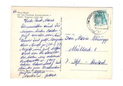 Ansichtskarte Bad Ditzenbach / Haus Moser