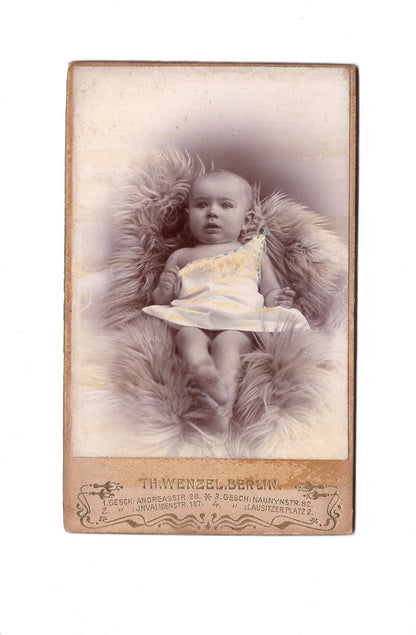 Fotografie Schönes Kinderbild / Baby - Berlin um 1890