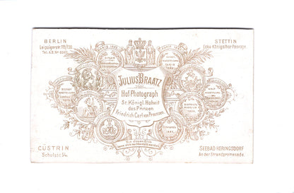 Fotografie Herrenportrait - Berlin / Stettin / Cüstrin 1890er