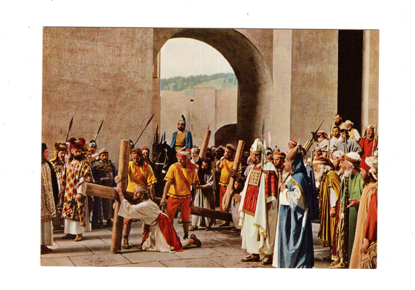 Ansichtskarte Passionsspiele Oberammergau 1960 / Kreuzweg