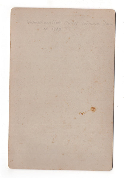 Fotografie Feiner Junge - Kiel-Gaarden 1890er / CAB U-27