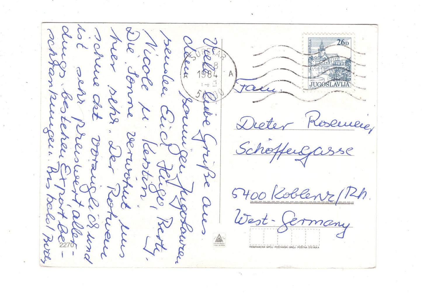 Ansichtskarte Supetar / Brac / Kroatien / N1-51