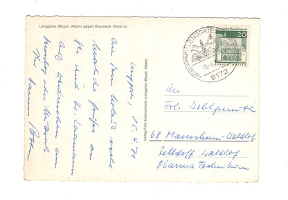 Ansichtskarte Lenggries / Bayerische Alpen