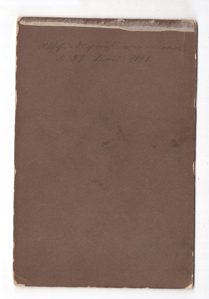 Fotografie Feine Dame - Nervi / Genua 1898 / CAB W-30