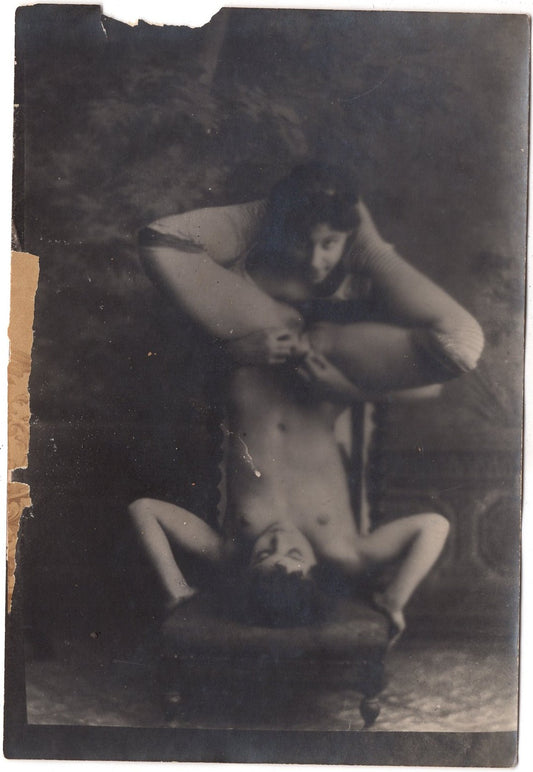 Fotografie Historisches Aktfoto / Erotik / Sex / I1-56