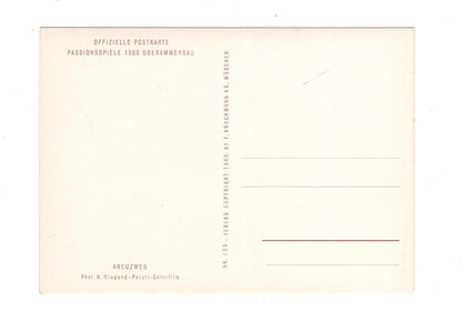 Ansichtskarte Passionsspiele Oberammergau 1960 / Kreuzweg