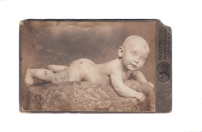 Fotografie Schönes Kinderbild / Baby - Neubrandenburg 1910er