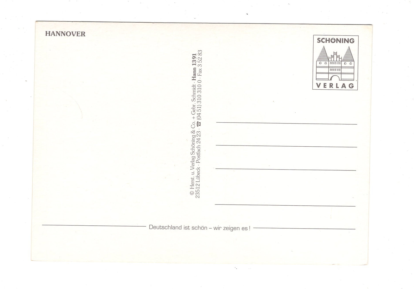 Ansichtskarte Grüße aus Hannover / G1-62