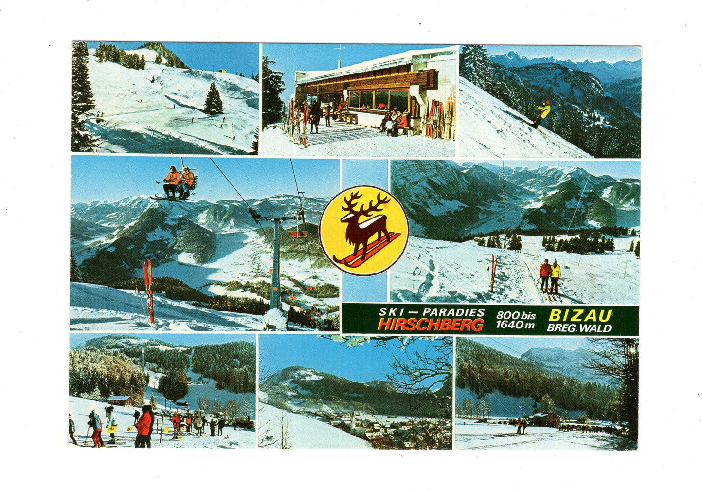 Ansichtskarte Bizau / Skiparadies Hirschberg / Bregenzerwald / Österreich