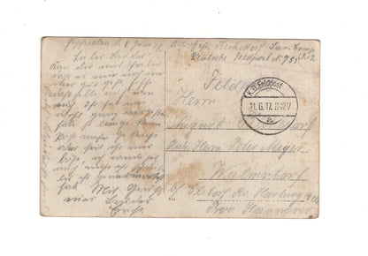 Ansichtskarte / Feldpost / Sanitäts-Soldaten S.K. 212 - 1917
