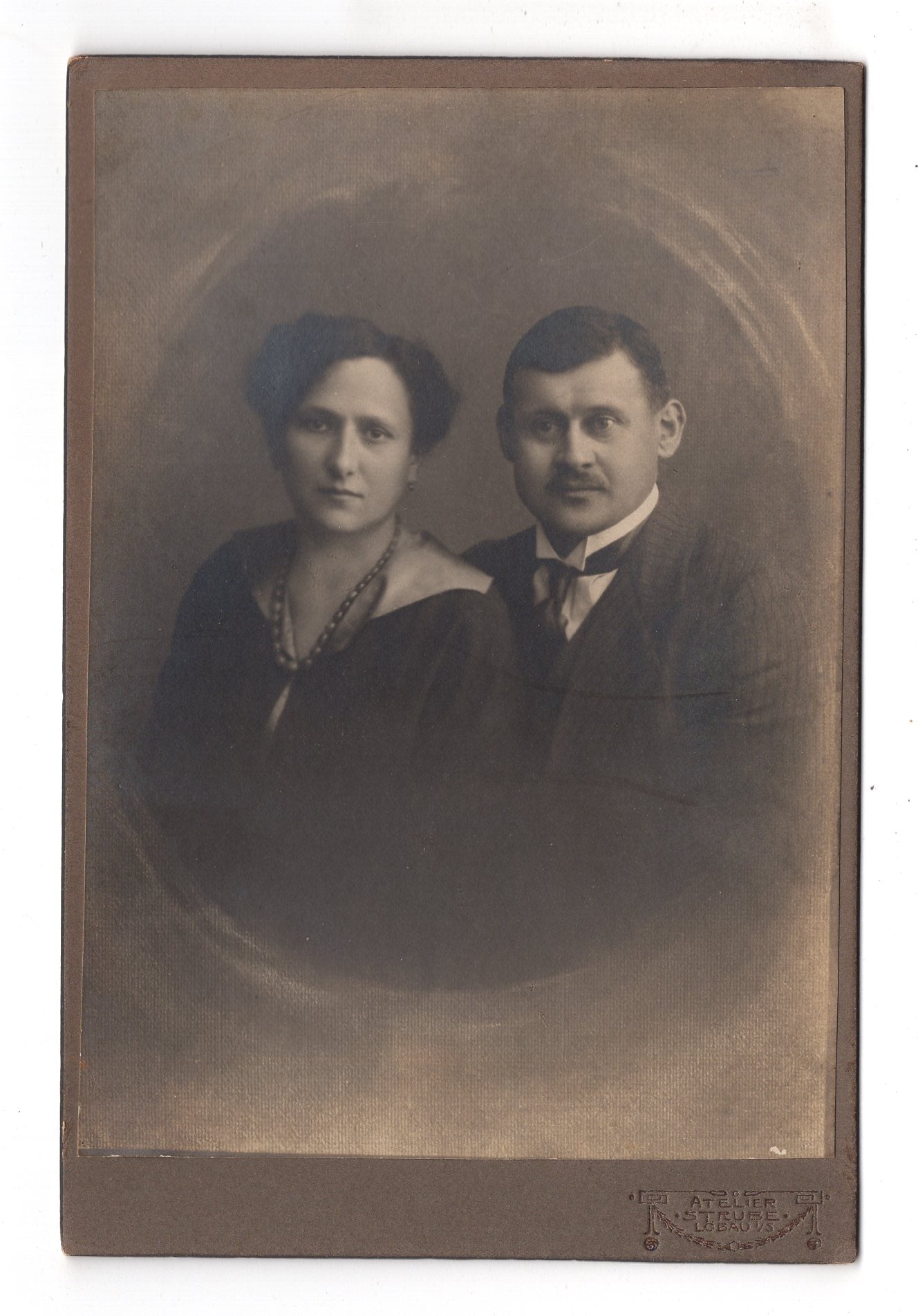 Fotografie Feines Paar - Löbau 1910er