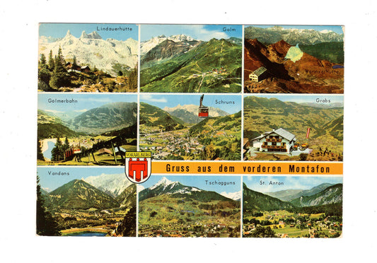 Ansichtskarte Montafon / Vorarlberg / Österreich