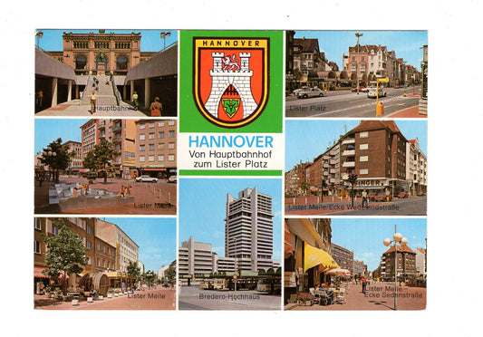 Ansichtskarte Hannover / Vom Hauptbahnhof zum Lister Platz / G1-62