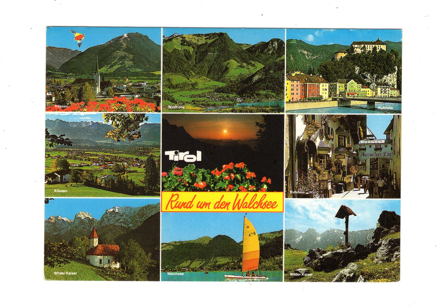 Ansichtskarte Rund um den Walchsee / Tirol / Österreich