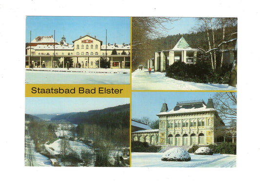 Ansichtskarte Bad Elster / Kurhaus / Moritzquelle +++