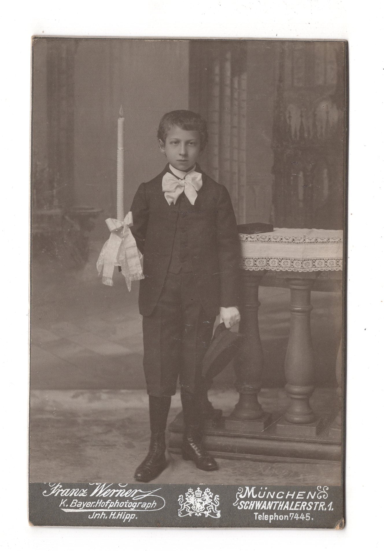 Fotografie Feiner Junge - München 1900er / CAB U-27