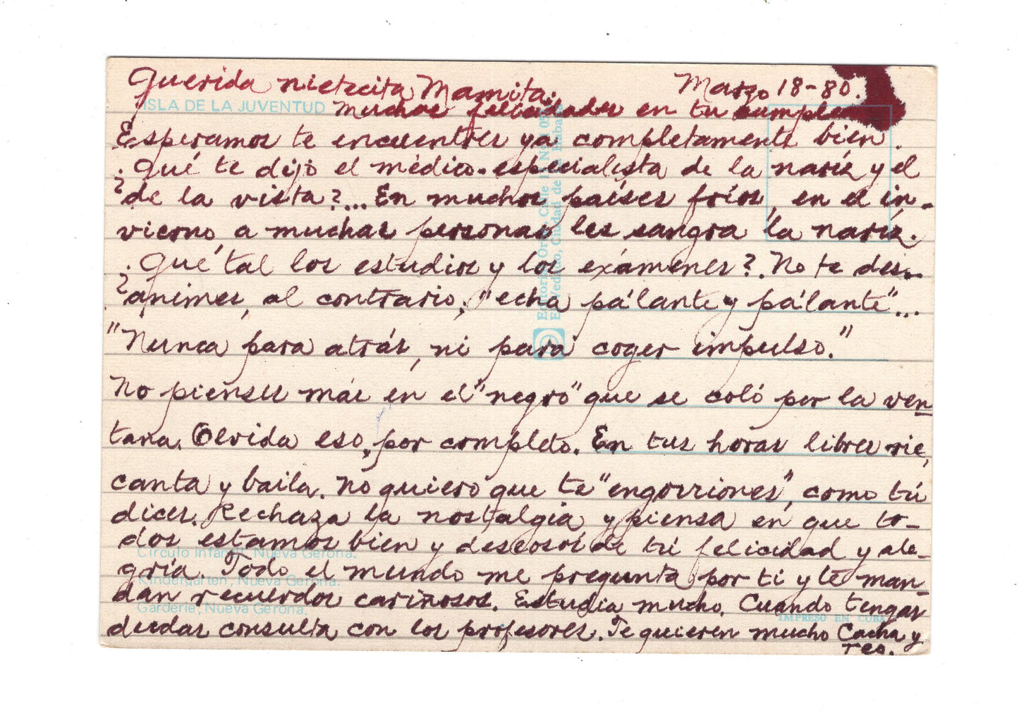 Ansichtskarte Isla de la Juventud / Kuba