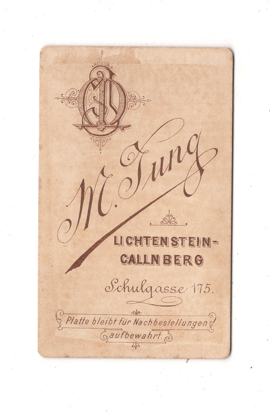 Fotografie Feine Dame - Lichtenstein-Callnberg 1890er / CDV L1-28