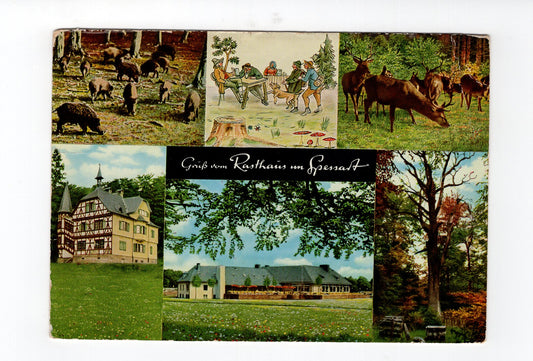 Ansichtskarte Autobahn-Motel Rasthaus im Spessart / Rohrbrunn