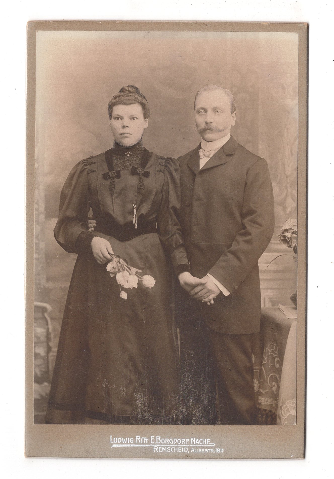 Fotografie Feines Paar - Remscheid 1900er