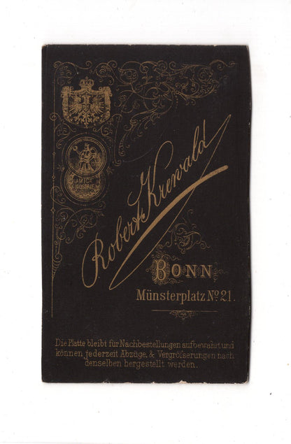 Fotografie Herrenportrait - Bonn 1880er / CDV C1-25
