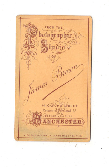 Fotografie Niedliche kleine Kinder - Manchester 1870er / CDV M1-10