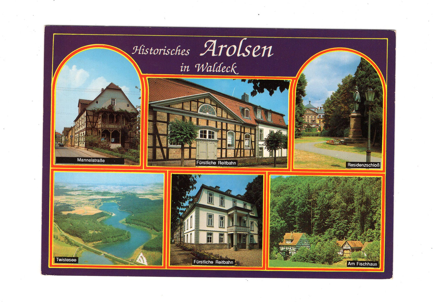 Ansichtskarte Historisches Bad Arolsen in Waldeck