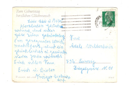 Ansichtskarte Glückwünsche / Glückwunsch zum Geburtstag / L1-60