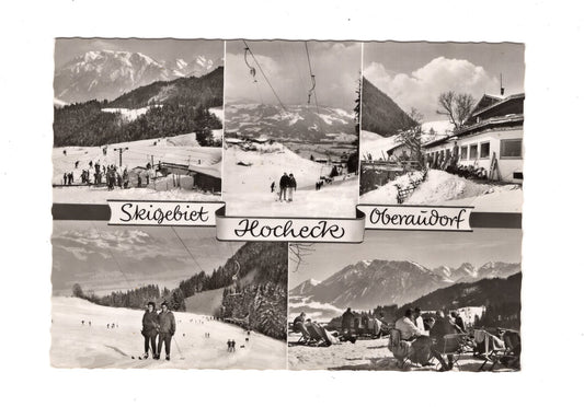 Ansichtskarte Skigebiet Hocheck / Oberaudorf
