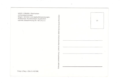 Ansichtskarte Veste Coburg / Oberfranken / H1-58