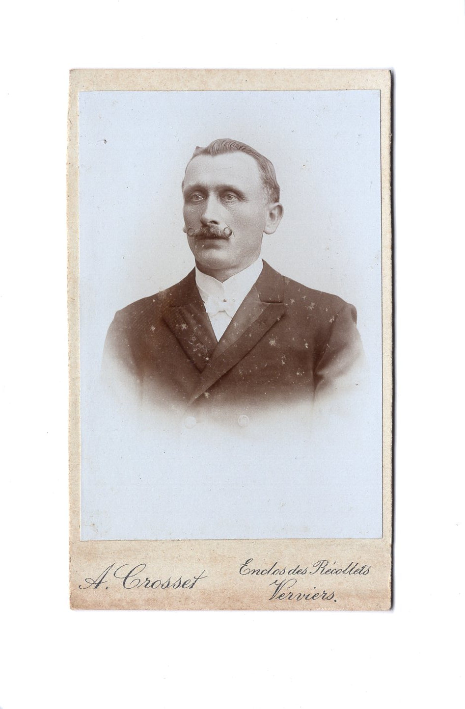 Fotografie Herrenportrait - Verviers 1890er