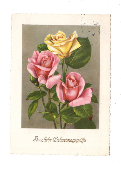 Ansichtskarte Glückwünsche / Glückwunsch zum Geburtstag / L1-60