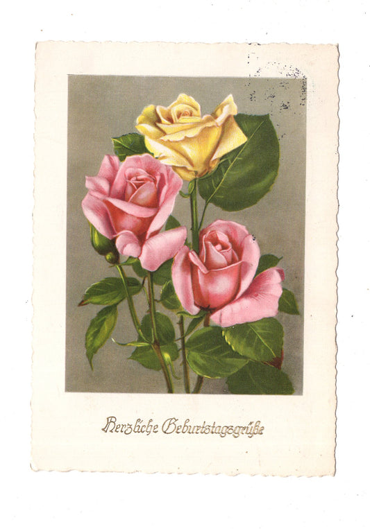 Ansichtskarte Glückwünsche / Glückwunsch zum Geburtstag / L1-60