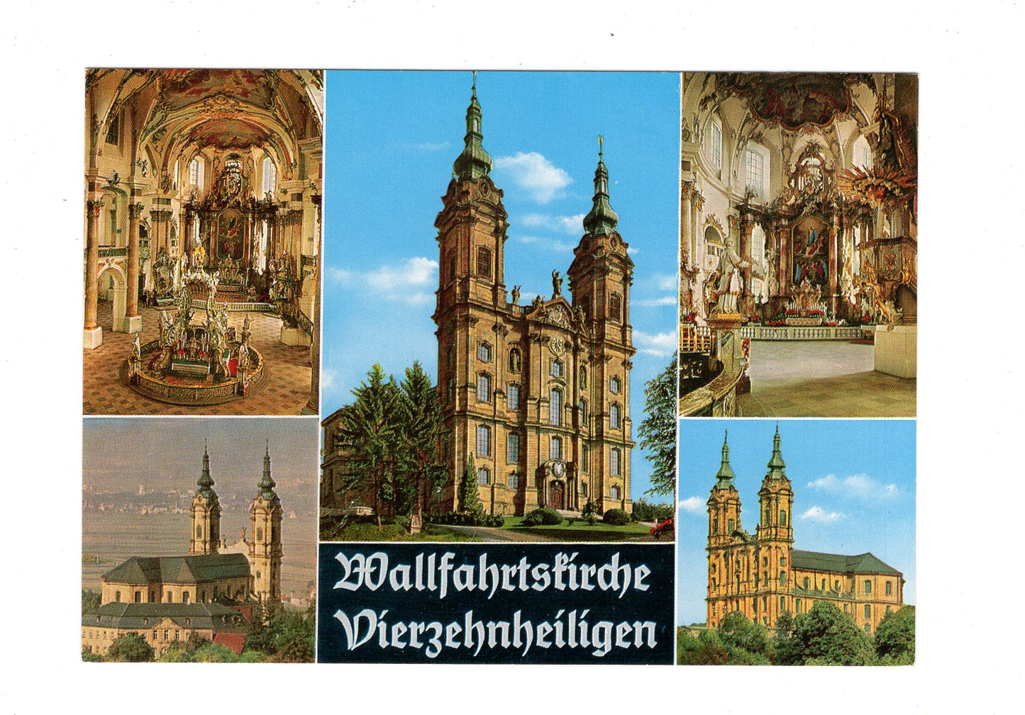 Ansichtskarte Wallfahrtskirche Vierzehnheiligen / H1-58