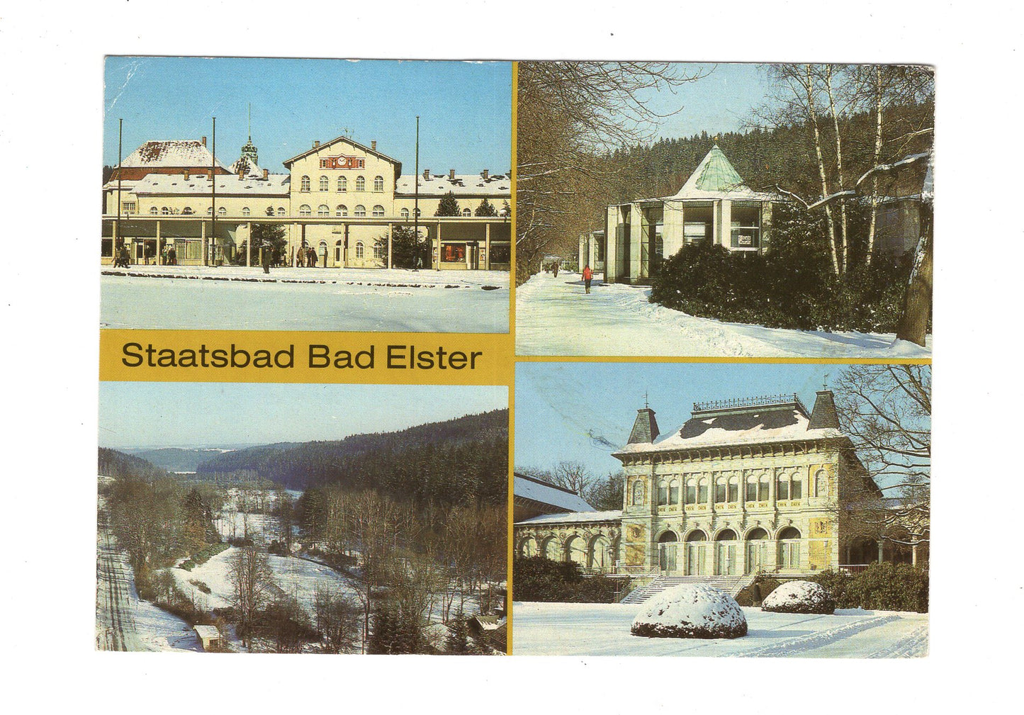 Ansichtskarte Bad Elster / Kurhaus / Moritzquelle +++