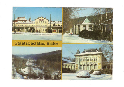 Ansichtskarte Bad Elster / Kurhaus / Moritzquelle +++